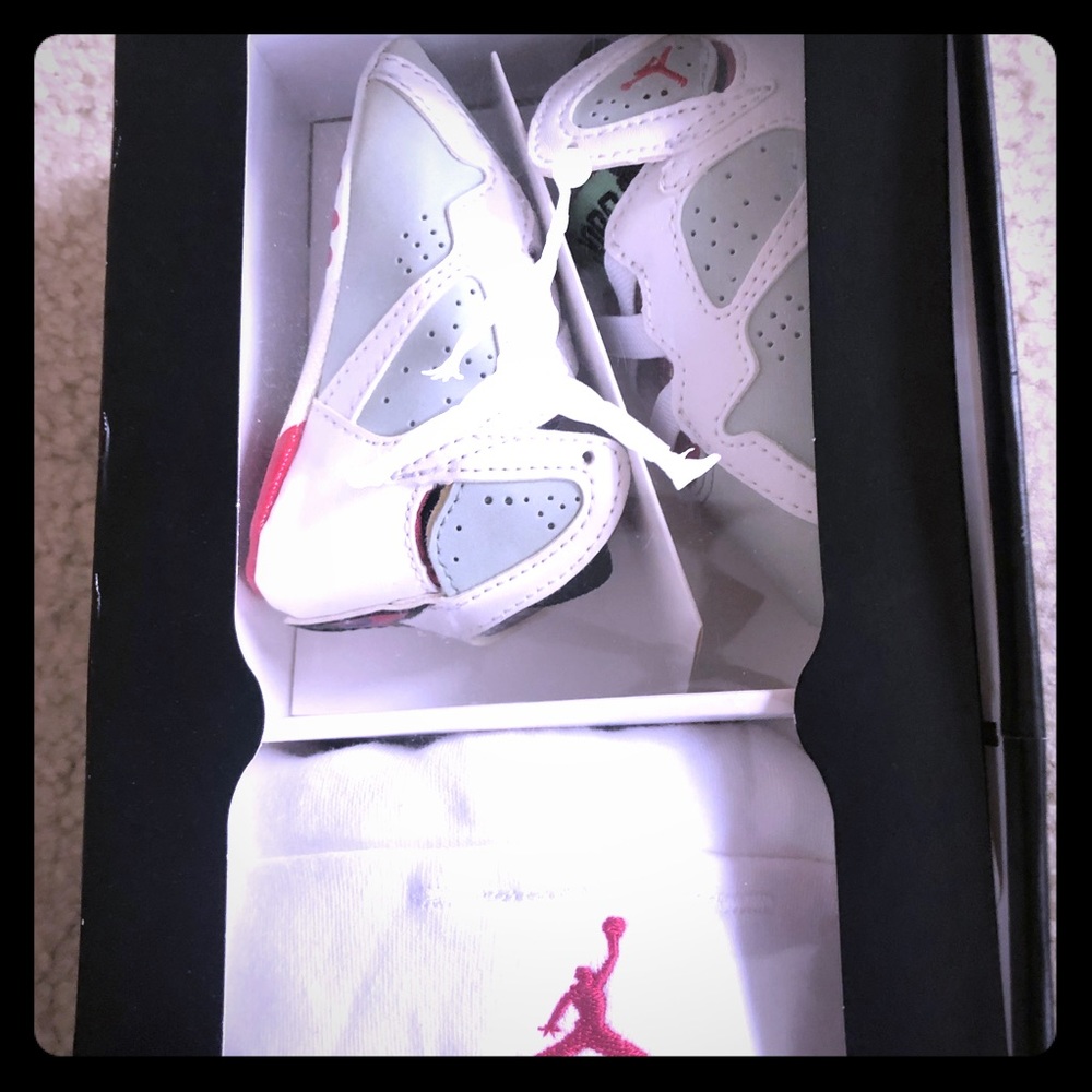 Infant Jordan Retro 7 Gift Pack ~~ Never Worn ~ 2C